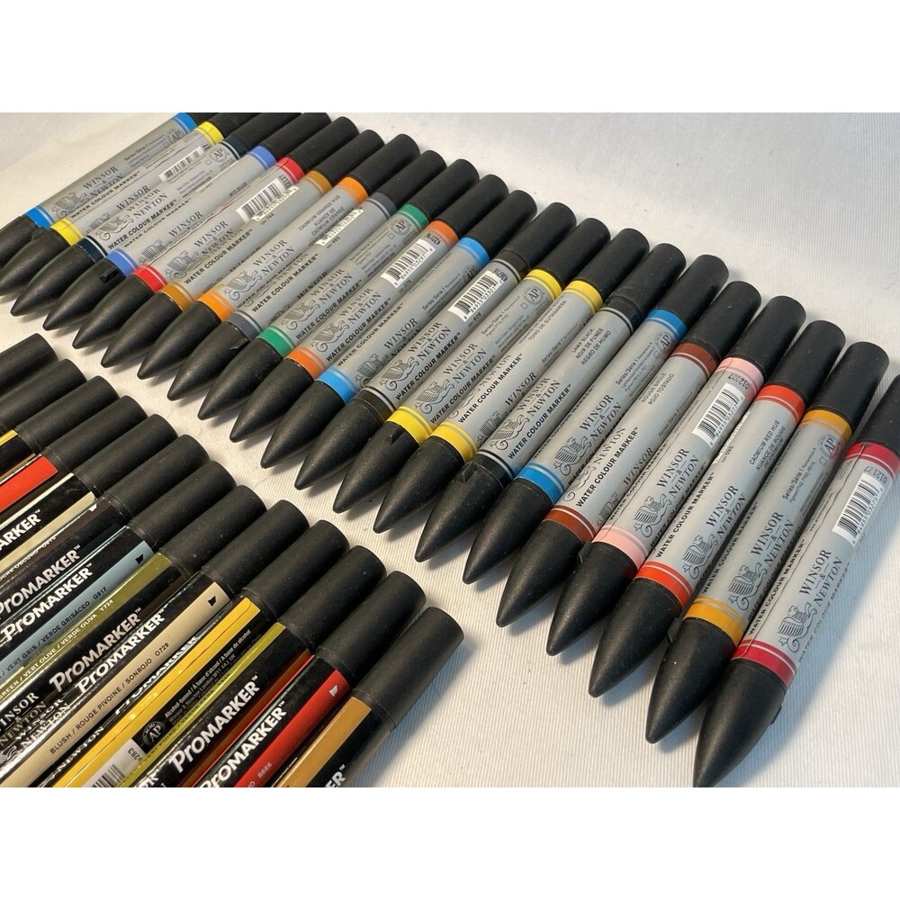 Windsor Newton Markers. Water Color & Promarker.